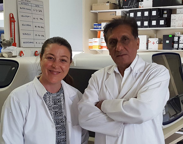 Raj Ramesar & Lisa Roberts