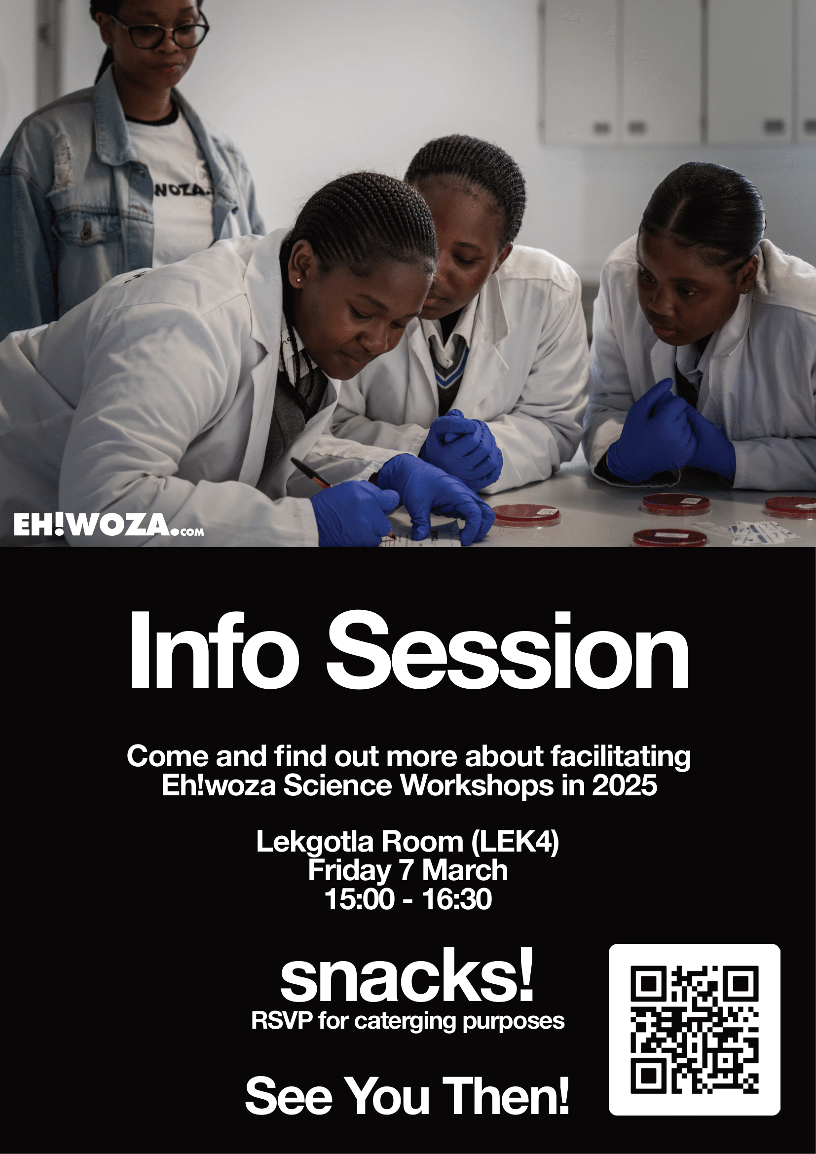 Eh!Woza Info Session Poster