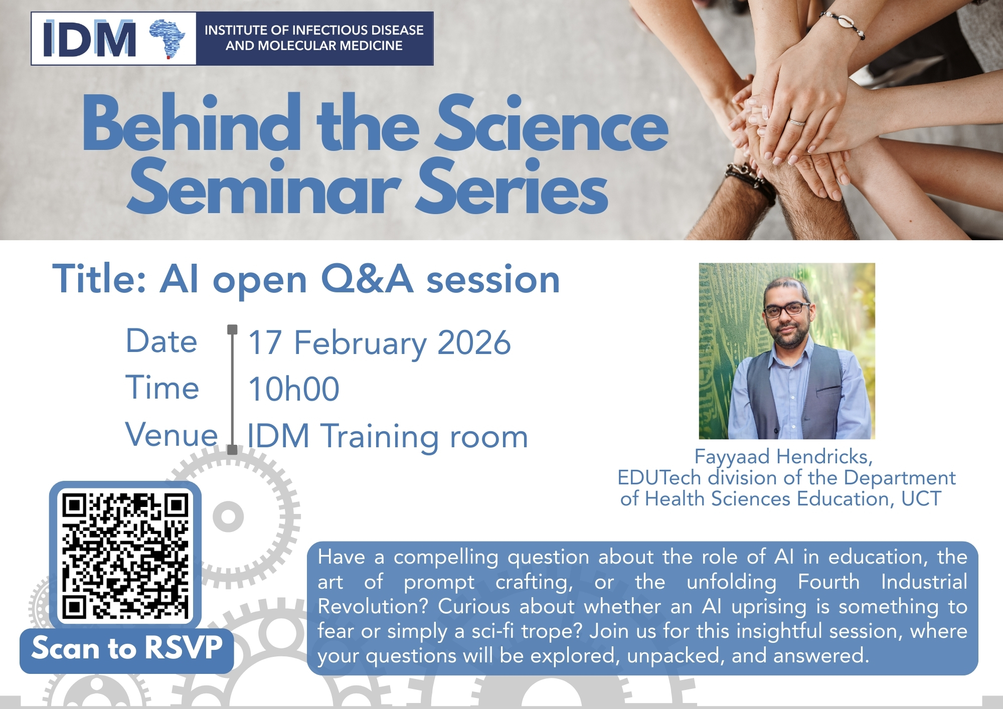 AI behind the sci poster 