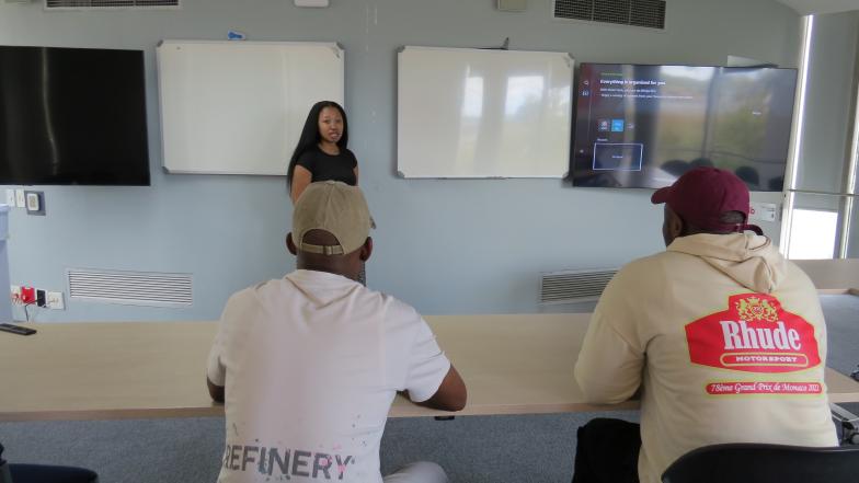 in presentation