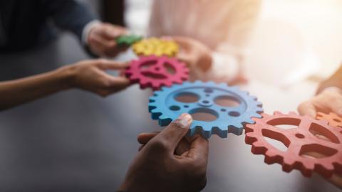 piecing together cogs